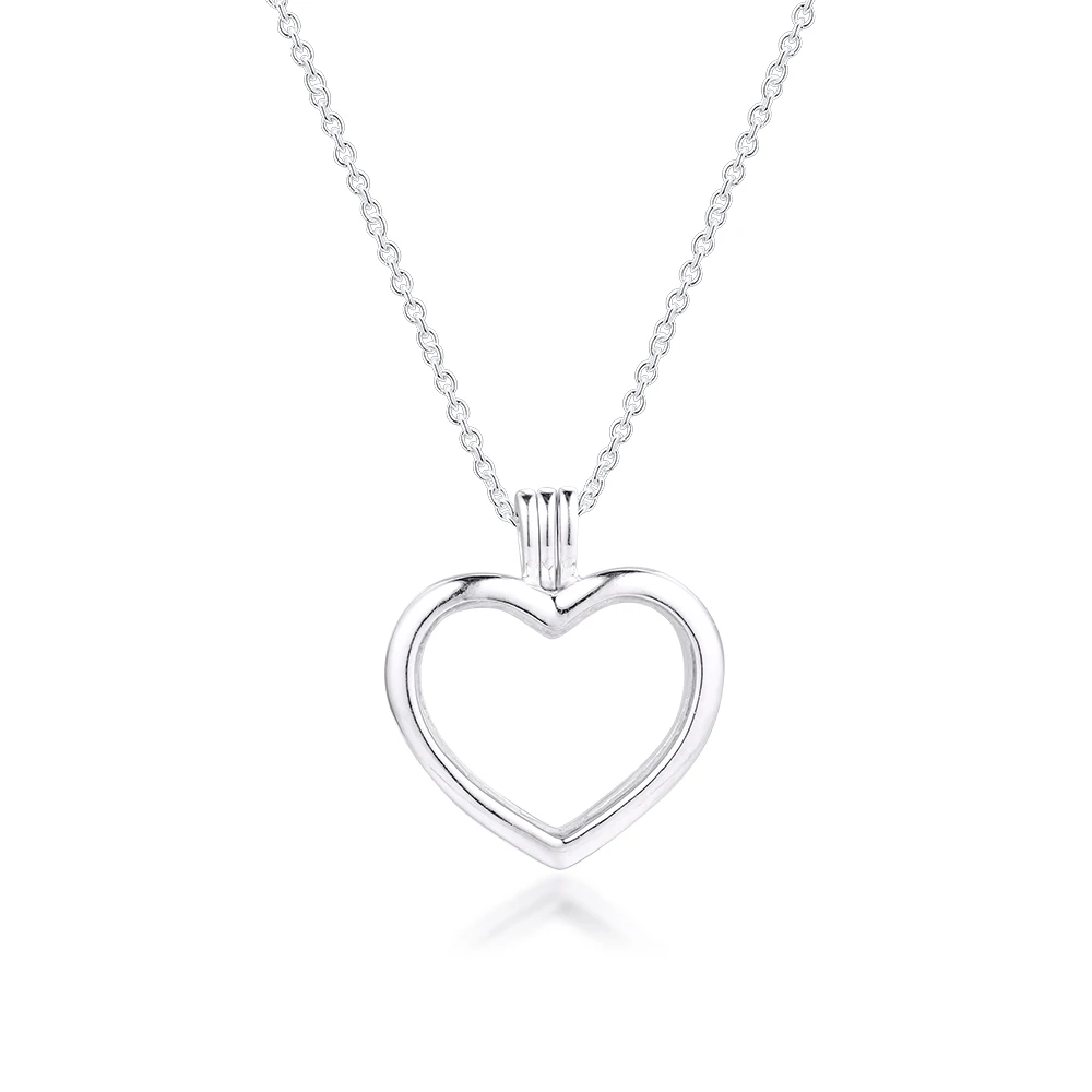 Floating Heart Locket Necklaces and Pendants (4)