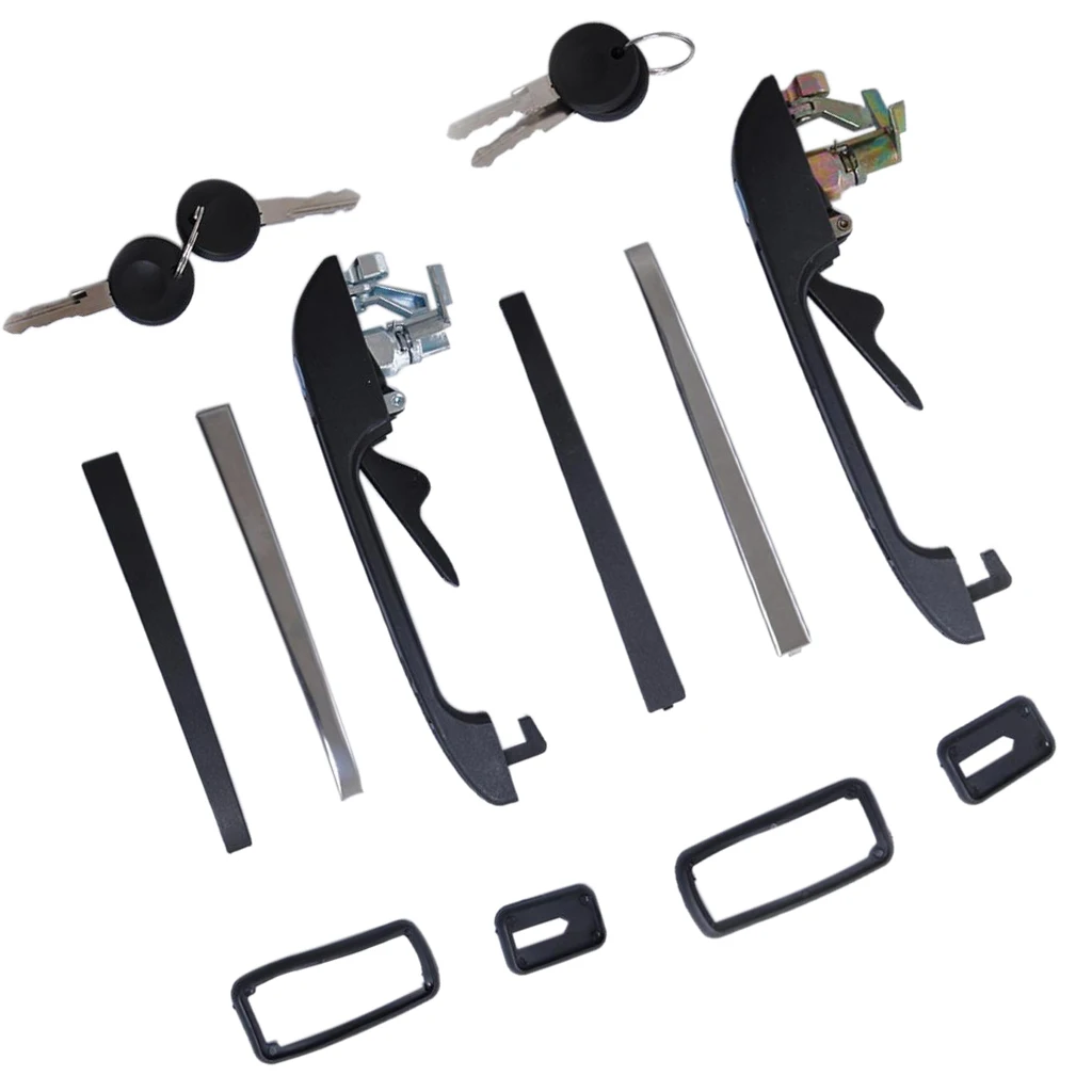 Auto Car Exterior Outer Door Handle Set for VW Golf MK1 /Golf MK2 /Jetta MK1 /Jetta MK2