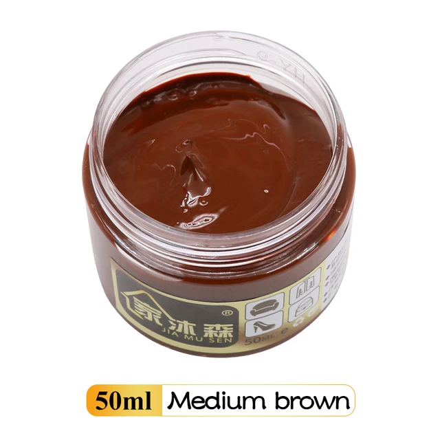 Leather Paint Shoe Cream Coloring for Bag Sofa Car Seat Scratch 30ml Brown  Leather Dye Repair