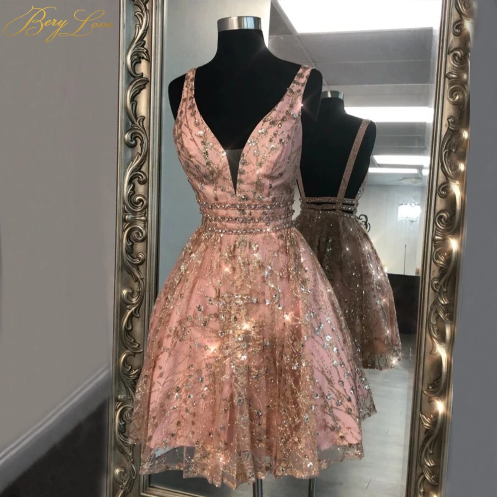 sparkle homecoming dress