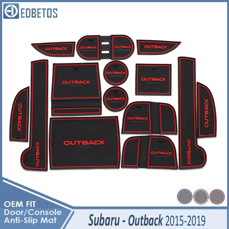 Защитный щит от грязи для Subaru Outback аксессуары подложки затворный слот подставка Противоскользящий коврик для украшения интерьера автомобиля
