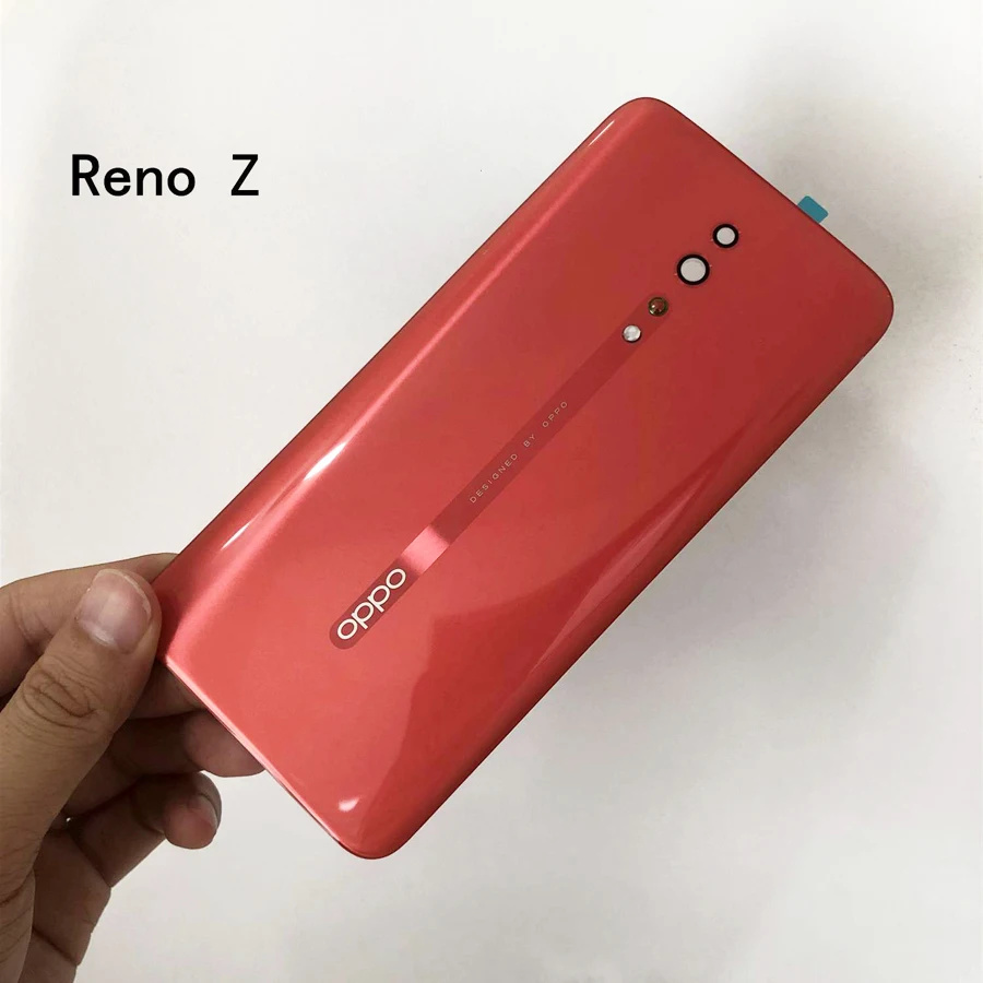 Для OPPO Reno/Reno 10X zoom/Reno Z задняя крышка корпуса Стекло батарейный отсек с логотипом Замена