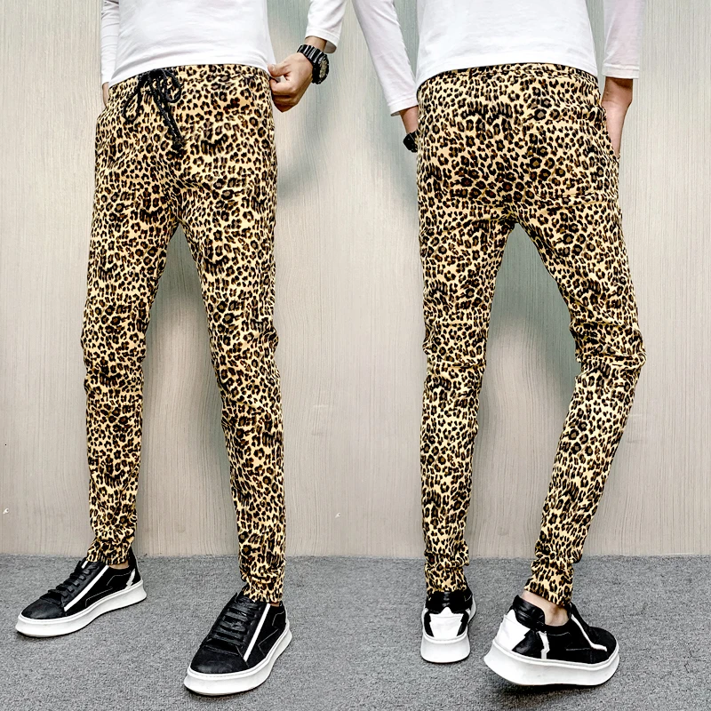Pantalon leopardo hombre Clearance