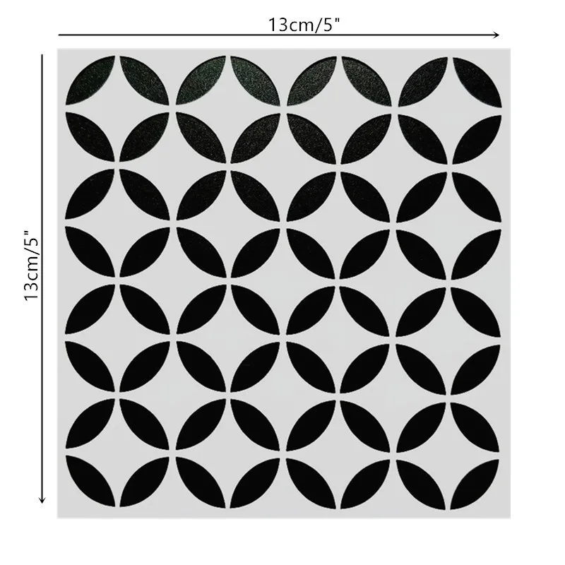 DIY живопись 13*13 см художественные трафареты шаблон для настенной плитки мебель
