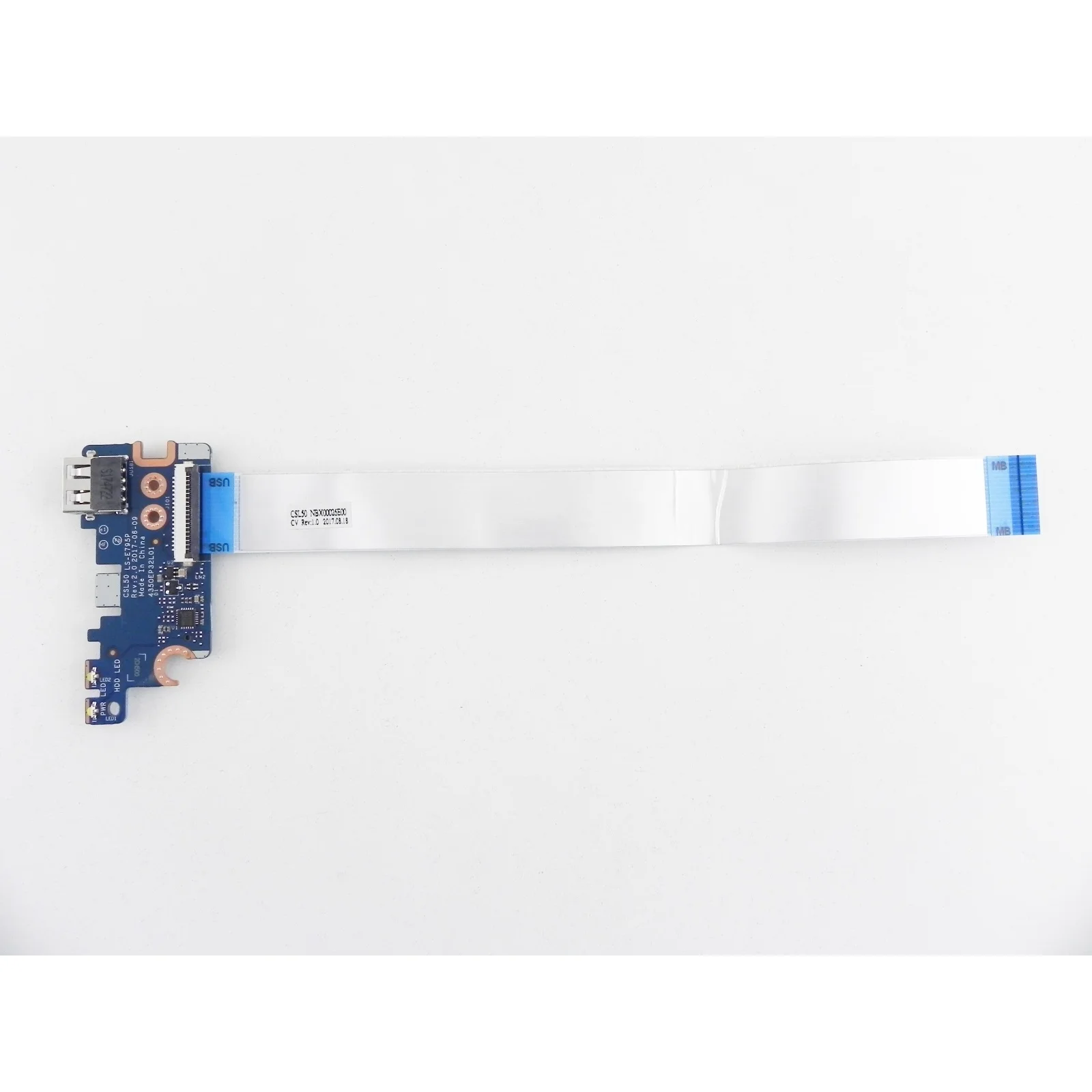 HP 15-bs124ur 15.6&quot Плата разъемов SD картридера и USB с кабелем LS-E795P | Компьютеры офис