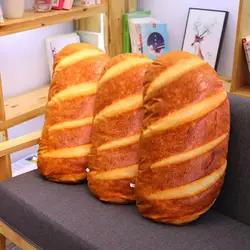 TYY almohada de pan de mantequilla 3D de simulación, juguetes de respaldo rellenos suaves, cojín de siesta de comida, nueva almohada, 2022