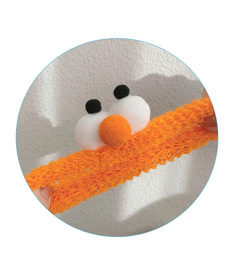 Charming Candy Color Big Eyes Hair Scrunchie – Fun & Stretchy Hair Accessory