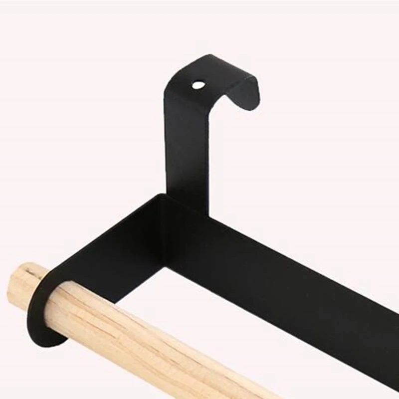 single pole paper towel holder towel rack Bathroom Toilet Roll Paper Holder Cupboard Hanger Hook Kitchen Accessories