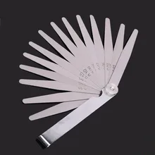 Пружинный сплав стальной щуп 0,05-1,0 мм зазор кусок щуп 14 лезвие метрический зазор датчик ржавчины масло щуп измерительный инструмент