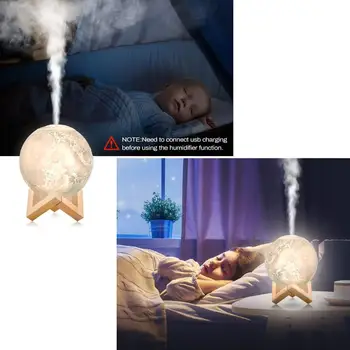 

800ML Humidifier Aroma Diffuser Ultrasonic Essential Oil Set With Lamp Cool Mist Room Humidifier, Bedroom Baby Room Living Room