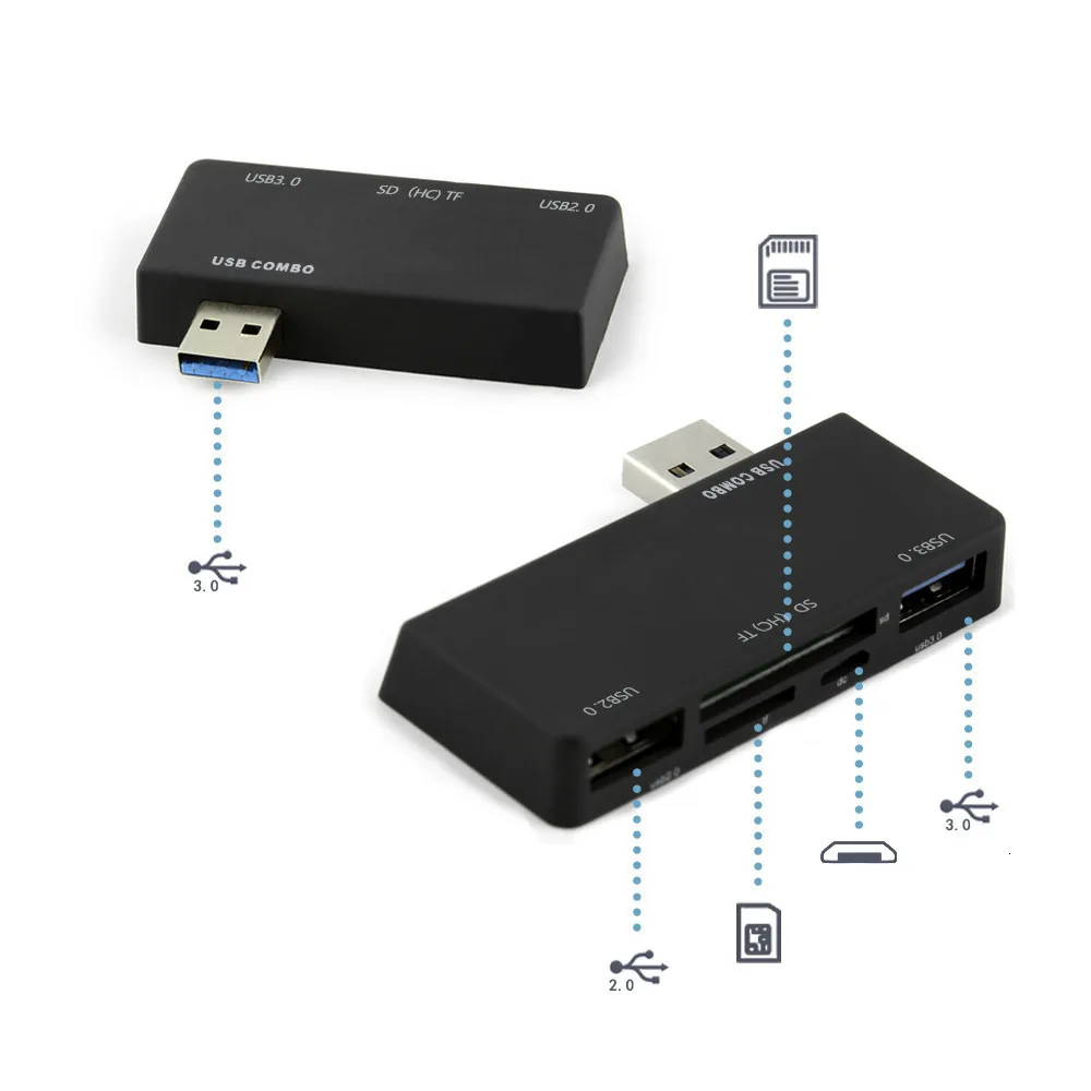 CHYI мульти хаб адаптер к USB 3,0+ USB 2,0+ SD TF кард-ридер+ микро USB порт зарядки USB разветвитель для microsoft Surface Pro