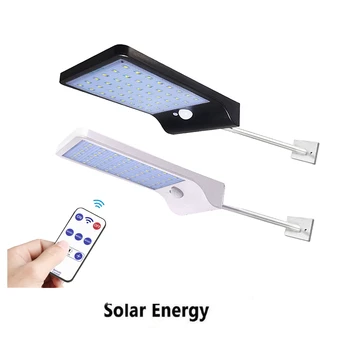 

LED Solar Light 48 LED Outdoor Wireless Solar Powered Sensor Wall lamp With Solar Panel Light Bulb Energy Led Solar Bulb Light r