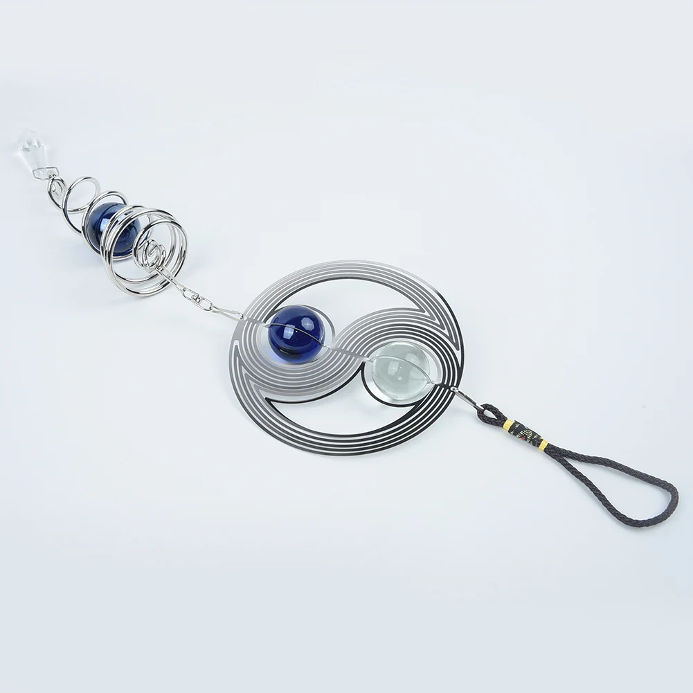 Creative Wind Chimes Spinner Spiral Rotating Crystal Ball Wind chime