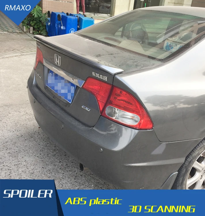 For Civic Spoiler 2006-2011 Honda HDB ABS plastic Material Car Rear Wing Color | Автомобили и мотоциклы