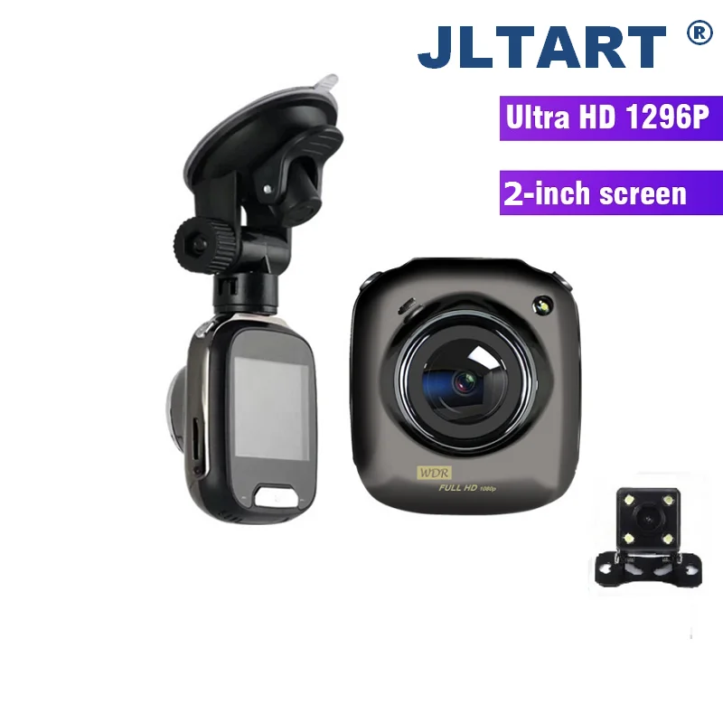 Мини видеорегистратор с экраном 2 0 дюйма Full Hd 1296P 160 G датчиком и функцией ночного