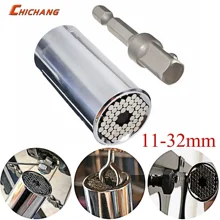 11-32 универсальный регулируемый Крутящий момент трещотка торцевой ключ набор ручных инструментов гаечные ключи ручной инструмент мощность Дрель адаптер