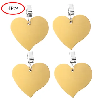 

4Pcs Heavy Duty Stainless Steel Tablecloth Weights with Metal Clips Clamps for Outdoor Garden Party Picnic Table Covers