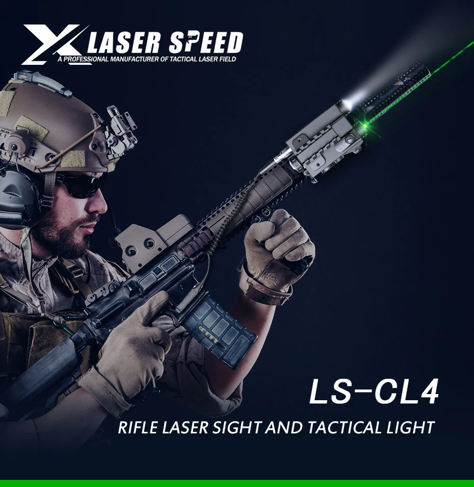 Прямая доставка LASERSPEED реальный пистолет винтовка зеленый лазер прицел со светодиодный Зеленая лазерная указка прицел зеленая лазерная