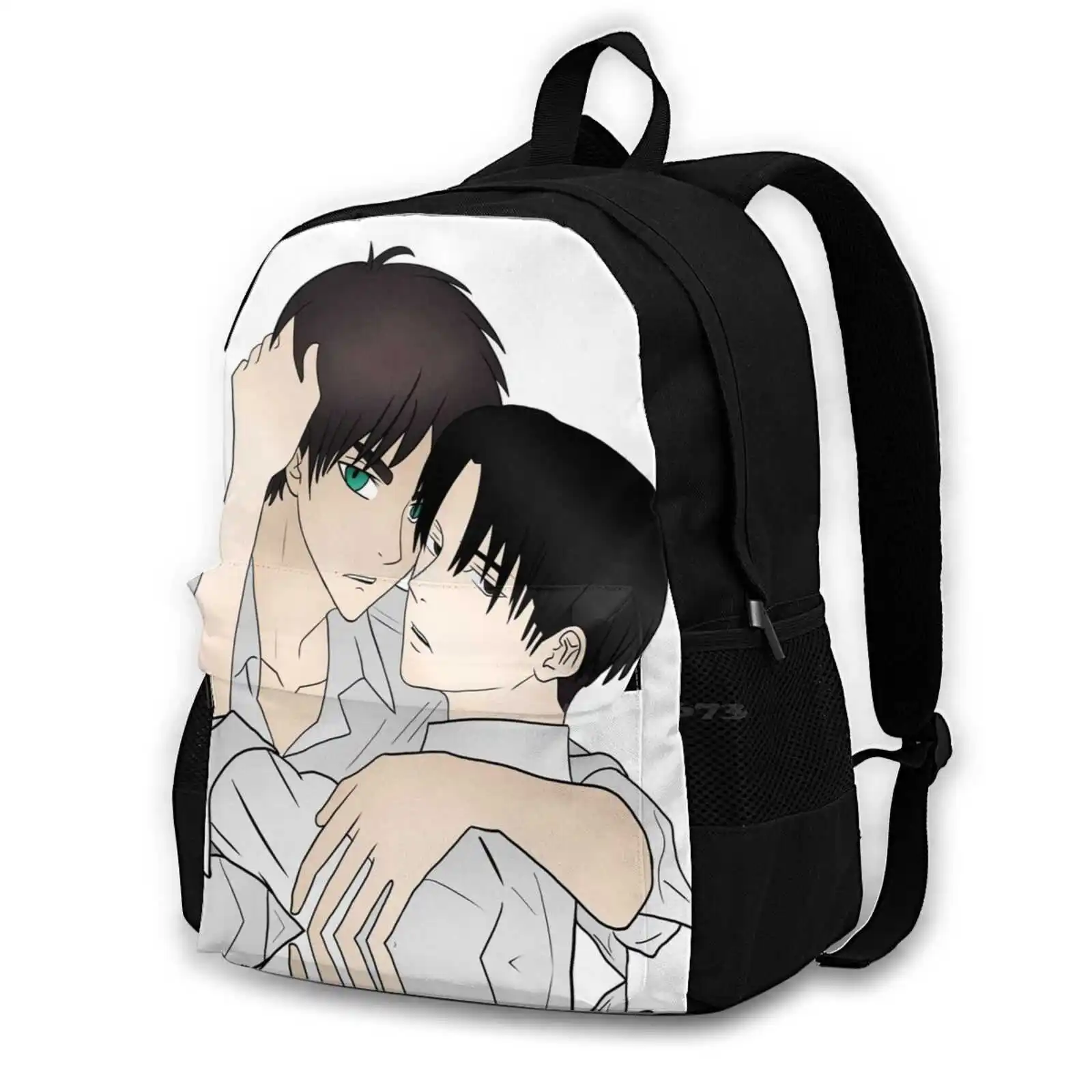 

Школьные ранцы Ereri, дорожный рюкзак для ноутбука Ereri, Аниме Эрен Леви Ягер Эрен Ягер ривайл Аккерман Aot Snk