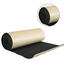 8 мм черный звукоизоляционный хлопок-водонепроницаемый влагостойкий коврик для автомобиля, квартиры, класса, фабрики звукоизоляция хлопок