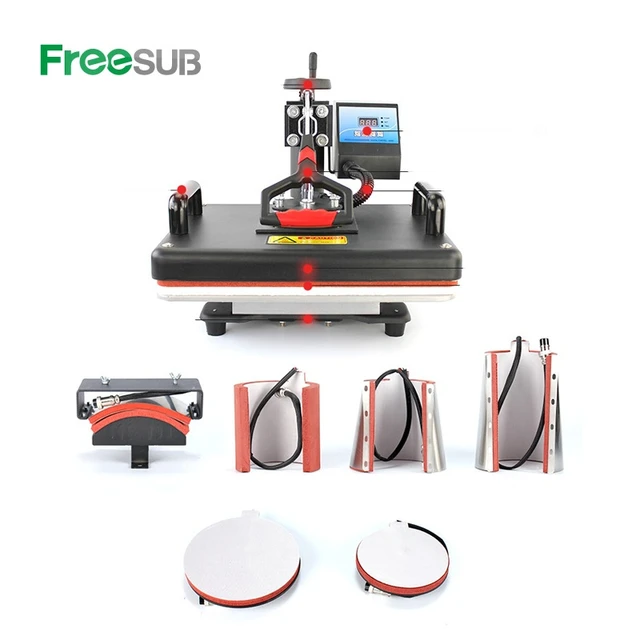 Freesub cricut mini small heat press machine logo sublimation machine  portable shoe printing machine P0203B - AliExpress
