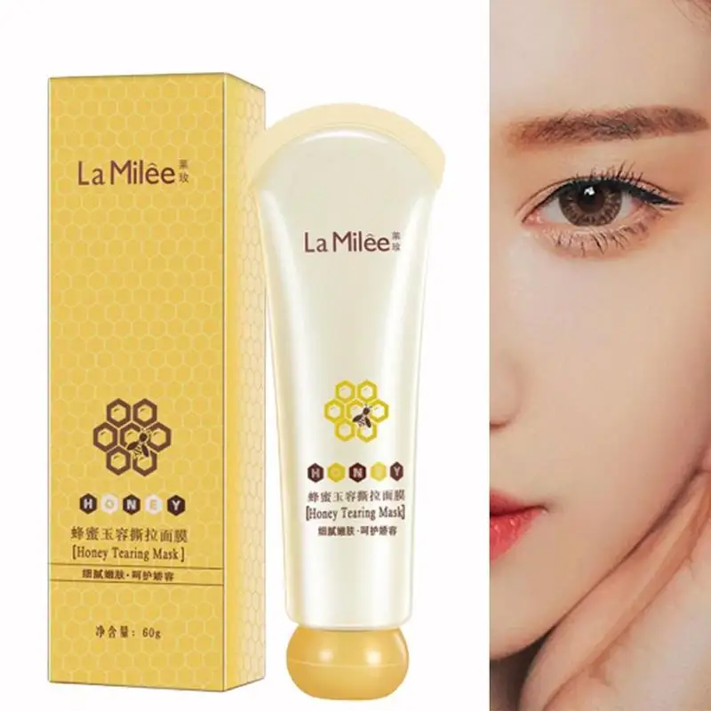 60g Honey Tearing Mask Peel Mask Painless Remove Blackhead Peel Off Dead Skin Oil Control Clean