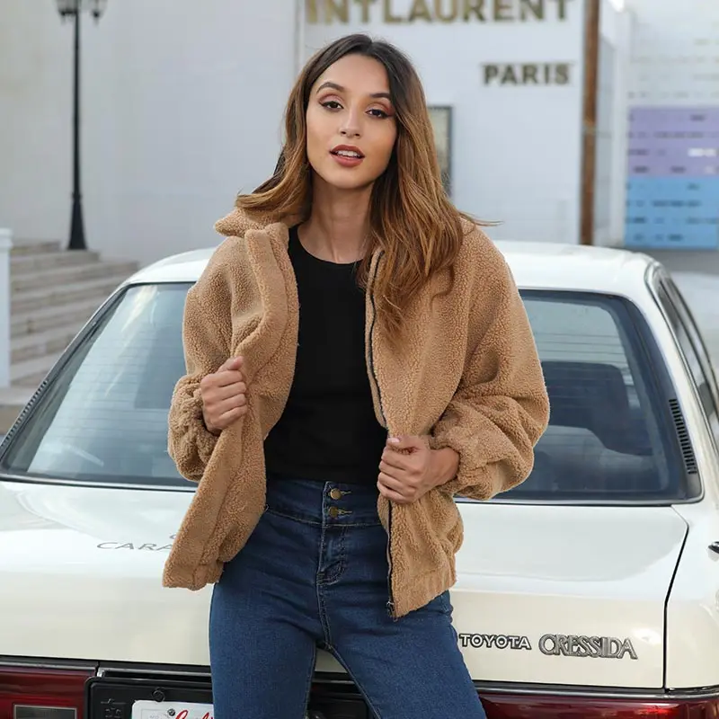 Женские пальто женские тонкие куртки уличные с длинным рукавом весна осень чистый цвет пальто на молнии теплая одежда