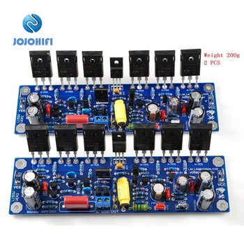 

2pcs L150W Class AB DC +/- 45V 200W 8R 400W 4R Dual Channel AMP Amplifier Finished Board with 6pcs 200W MOSFET IRFP250 FET