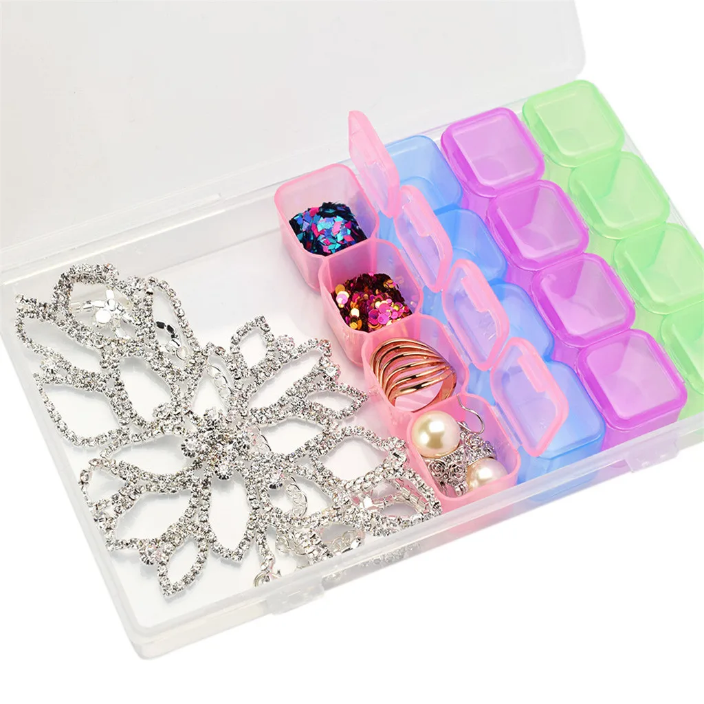 7 Day 28 Slots Home Travel Medicine Pill Tablet Vitamin Box Storage Case Organizer