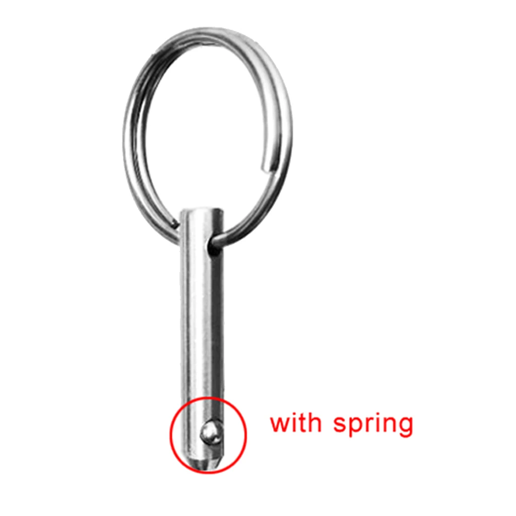4pcs Deck Hinge Quick Release Pins Stainless Steel Marine Bimini Top Fitting