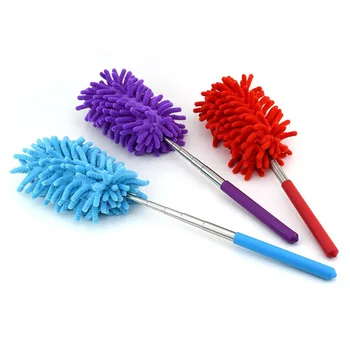 

Cleaning Product Dusting Brush with Extendable Telescoping Pole Telescoping Microfiber Duster Extendable Cleaning Dust Home
