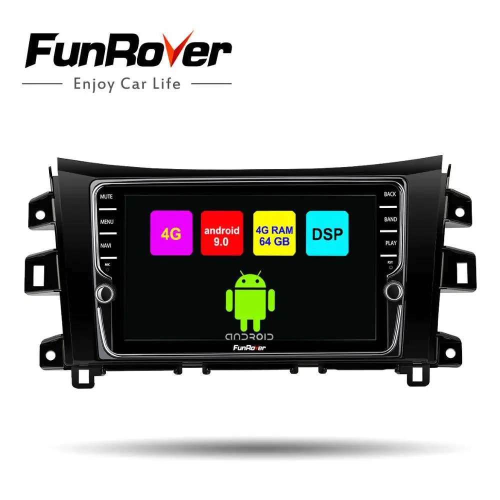 

Funrover 8 core android 9.0 Car dvd Radio For 2011 2012 2013 2014 2015 2016 Nissan NAVARA Frontier NP300 64G DSP