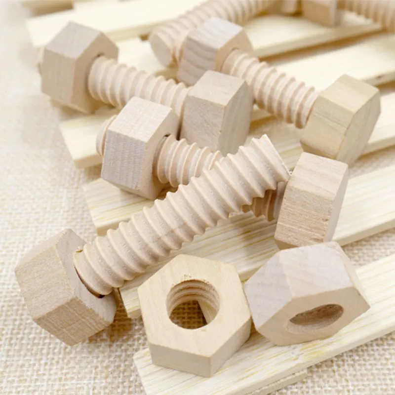 Early Education Educational Screw Nut Assembling Wooden Toy Solid Wood Screw Nut Hands-On Teaching Aid Educational Toy For Child 3 Early Education Educational Screw Nut Assembling Wooden Toy Solid Wood Screw Nut Hands-On Teaching Aid Educational Toy For Child 3