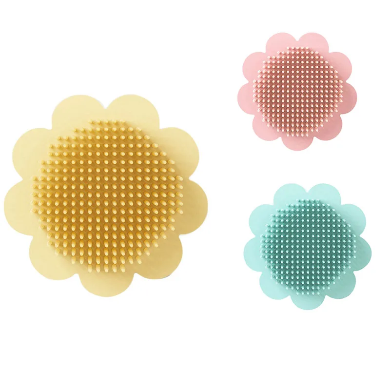 

Baby Silicone Shampoo Brush Clean Exfoliating Silicone Brush Shower Bath Care Household Tools for Scalp Massage