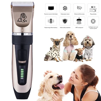 

Shavers Pet Professional Pet Grooming Scissors Set Low Noise Ultra Quiet Shavers Electrical Rechargeable