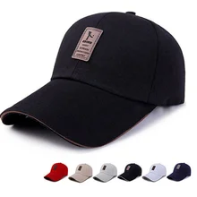 Новинка, весенне-осенняя простая длинная бейсболка, Мужская кепка с солнцезащитным козырьком для отдыха, летняя кепка для гольфа, Модная хлопковая кепка для папы