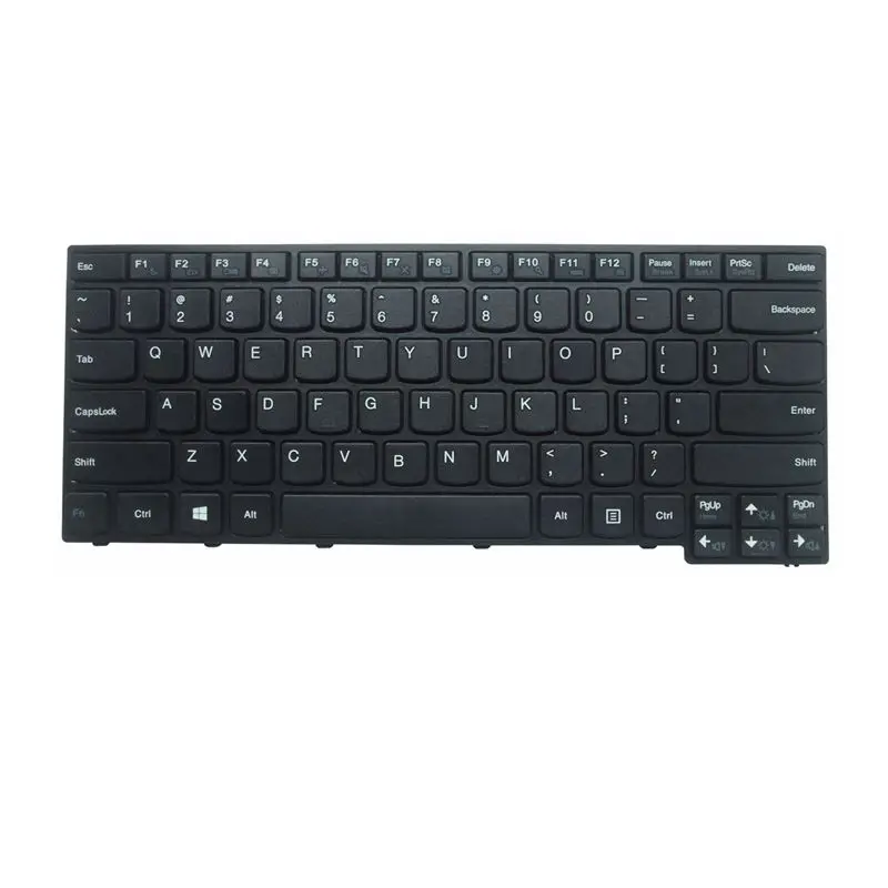 YALUZU US клавиатура для lenovo E40-70 E40-30 E40-45 E40-80 E40-81 E41-70 E41-80 серии английская Клавиатура ноутбука черный
