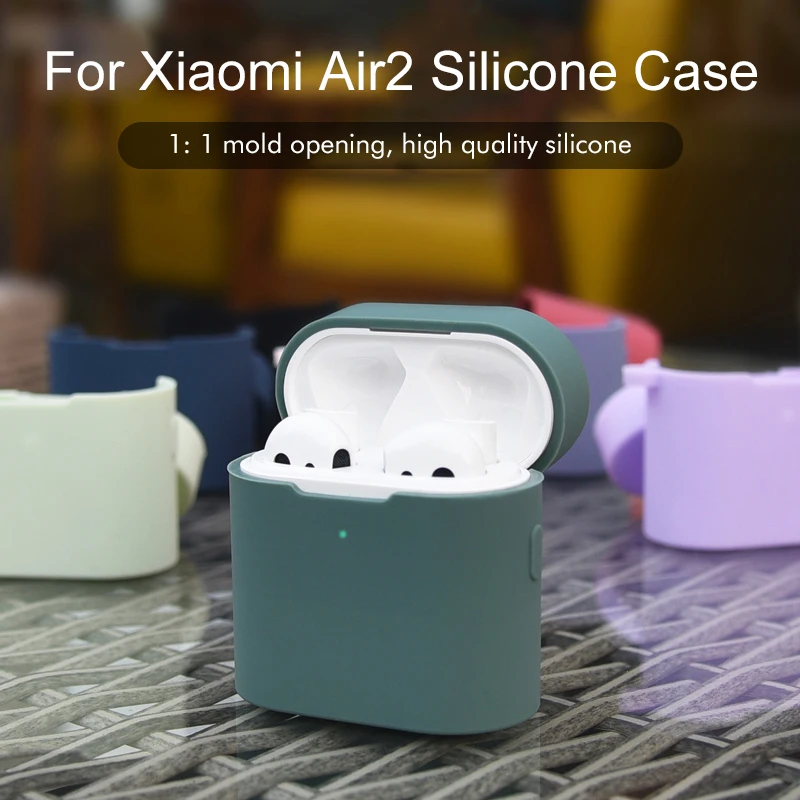 Силиконовый чехол для Xiaomi Airdots Pro 2 защитный беспроводной Bluetooth-гарнитуры Mi Air |