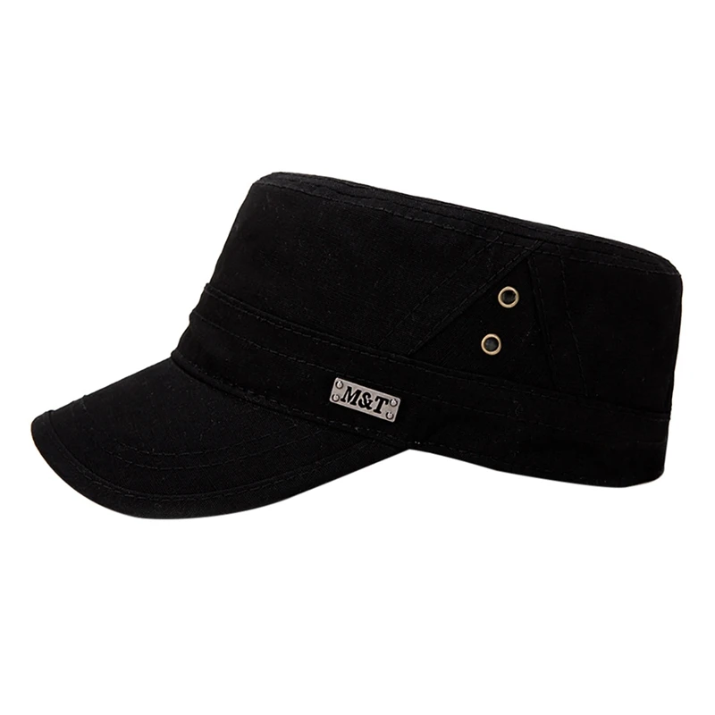 Fishing Flat Top Cap Casual Breathable Sweat Cap Leisure Sunshade Sun Hat Headwear Outdoor Camping Hiking Sportswear Accessories