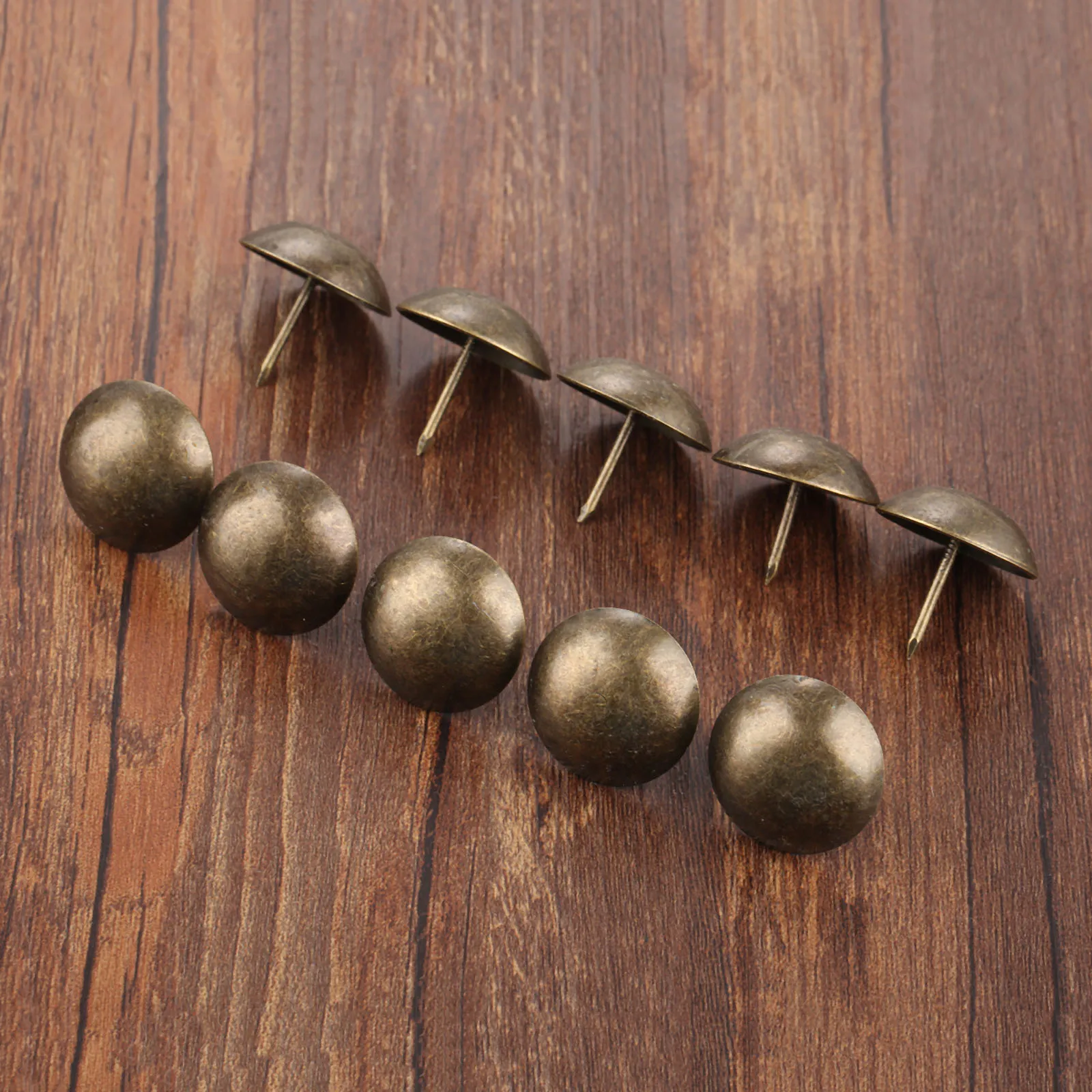 Upholstery Nail 10pcs/lot Upholstery Nails 25mm*25mm Round Head Tack Stud Decor Furniture Hardware Sofa Jewelry Box Door