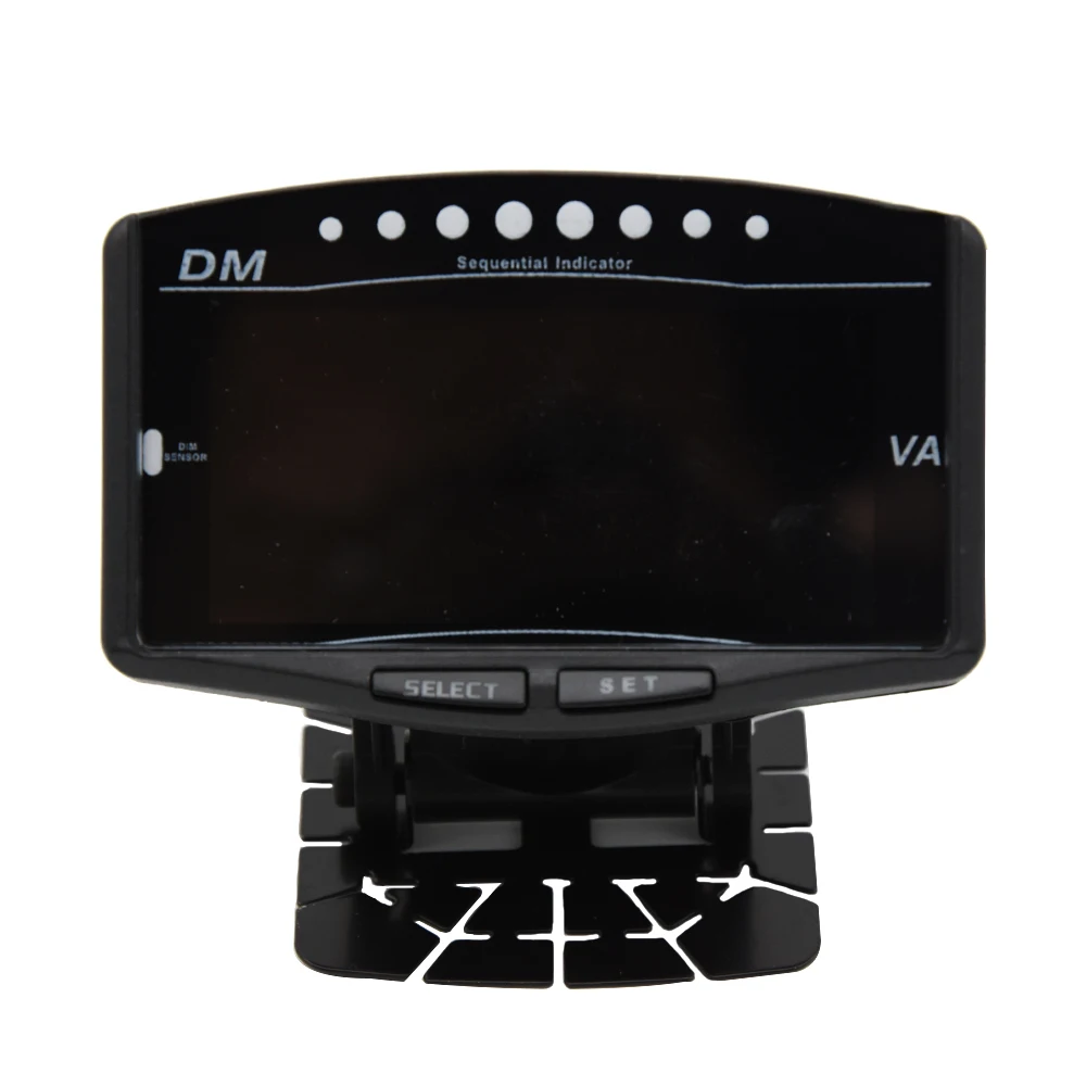 5 In 1 12V Car LCD Electronic Tachometer + Oil Pressure Gauge + Volt Voltmeter+Water Temperature Gauge+Fuel Gauge with Sensor