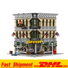 DHL, 15005, 2232 шт., город, большой магазин, модель, строительные блоки, наборы, кирпичные игрушки, совместимые образовательные 10211