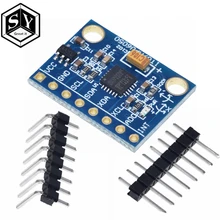1 pçs great it gy521 gy 521 GY-521 MPU-6050 módulo mpu6050 3 eixos giroscópio analógico sensores + 3 eixos acelerômetro módulo