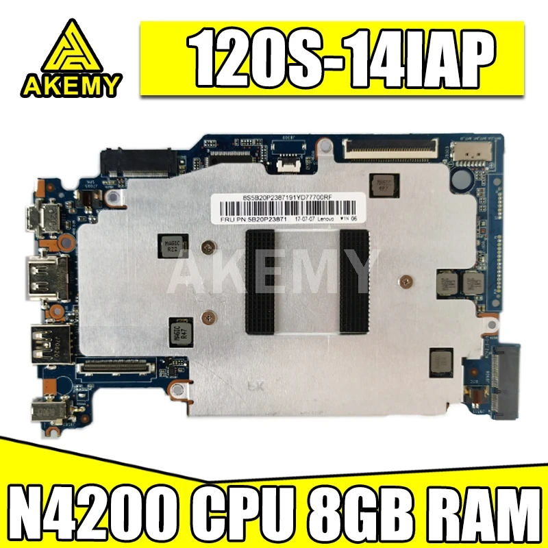 5B20Q55351 120S_MB_V3.0 материнская плата для Lenovo 120S-14IAP 120S LAPTOP Mainboard 100% тестовая работа CPU N4200