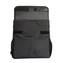 Портативный автомобильный мешок для мусора герметичная Автомобильная спинка сиденья мусорная банка с крышкой Органайзер для хранения карманы для путешествий наружный интерьер автомобиля