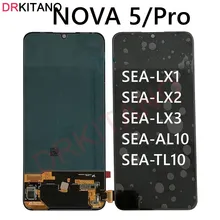 OLED экран для huawei Nova 5 Pro ЖК-дисплей сенсорный дигитайзер экран для huawei Nova5 Nova 5 Pro ЖК-экран Замена