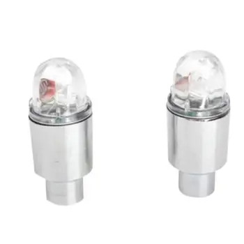 

2pcs Bicycle Colorful Vehicle Valve Lamp LED Tire Valve Light Wheels Tire Gas Nozzle Light Motion Sensors Car Accessories