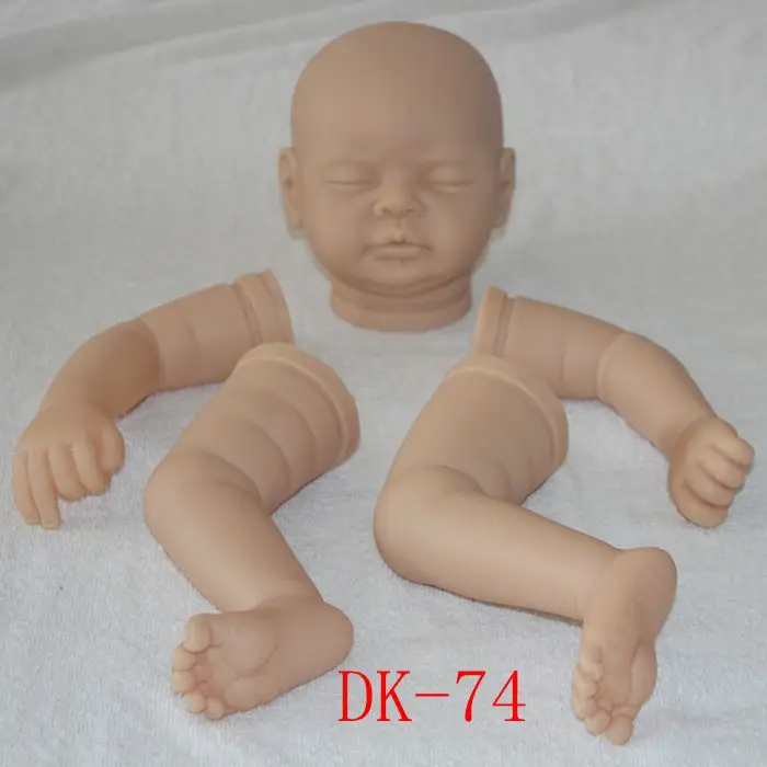 Ручной DIY 22 дюйма Reborn Kit мягкая силиконовая пустая детская кукла форма замшевая