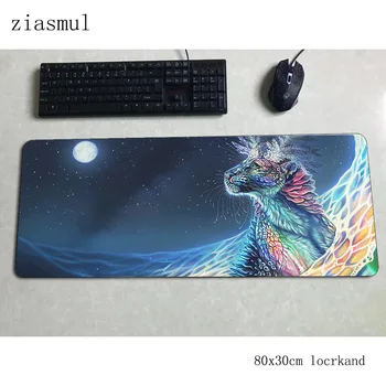 

cheetah print mouse pad 80x30cm mats Domineering Computer mouse mat gaming accessories Beautiful mousepad keyboard games gamer
