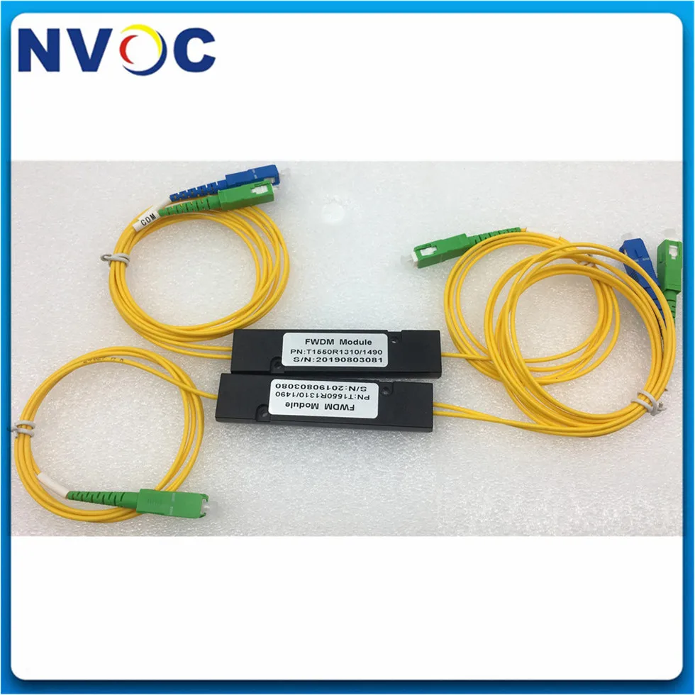 2 шт./лот 1x2 FWDM фильтр ABS BOX TX1550 RX 1310/1490nm1*2 1550 + COM SC/APC1490/1310-SC/UPC для мониторинга системы